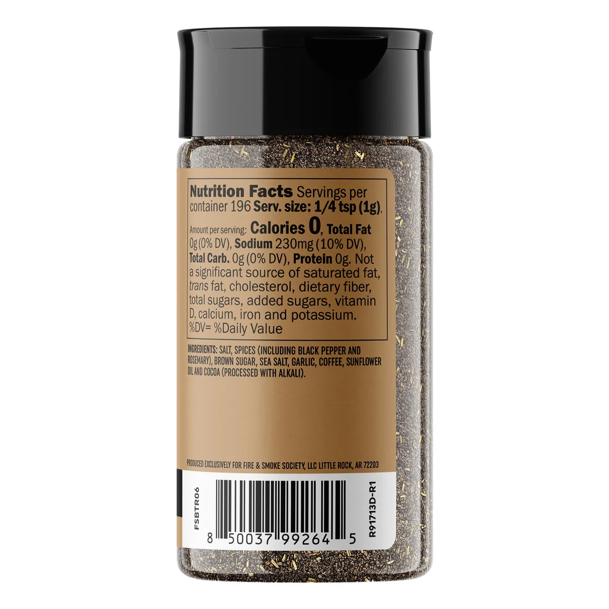 Fire & Smoke Society Black & Tan Steak Rub – 13.6 oz - Image 5