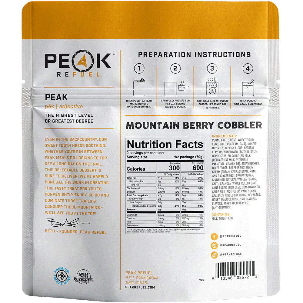 Peak Refuel Mountain Berry Cobbler - Image 2