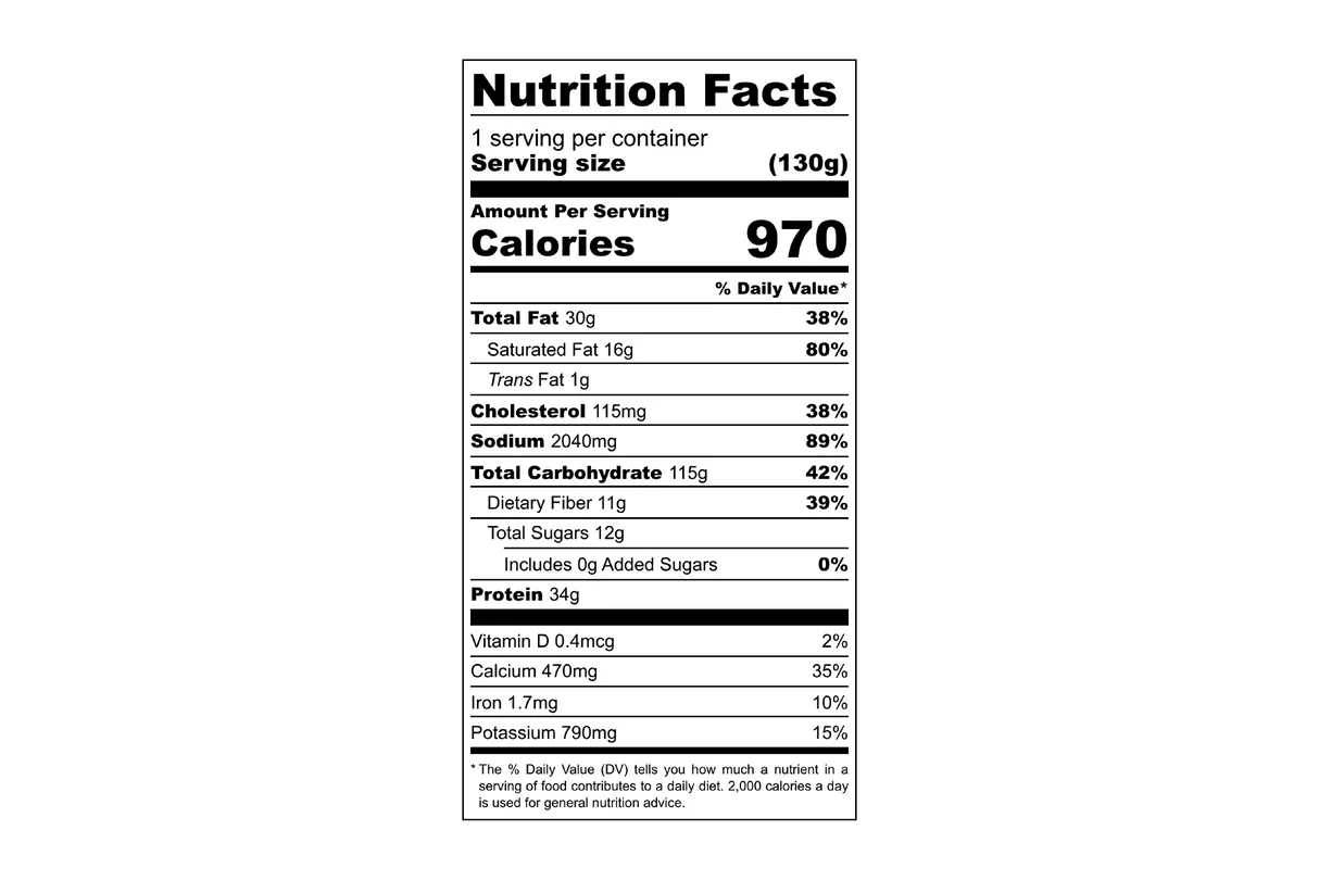 Foundation Outdoors Lasagna Freeze Dried Meal - Image 4