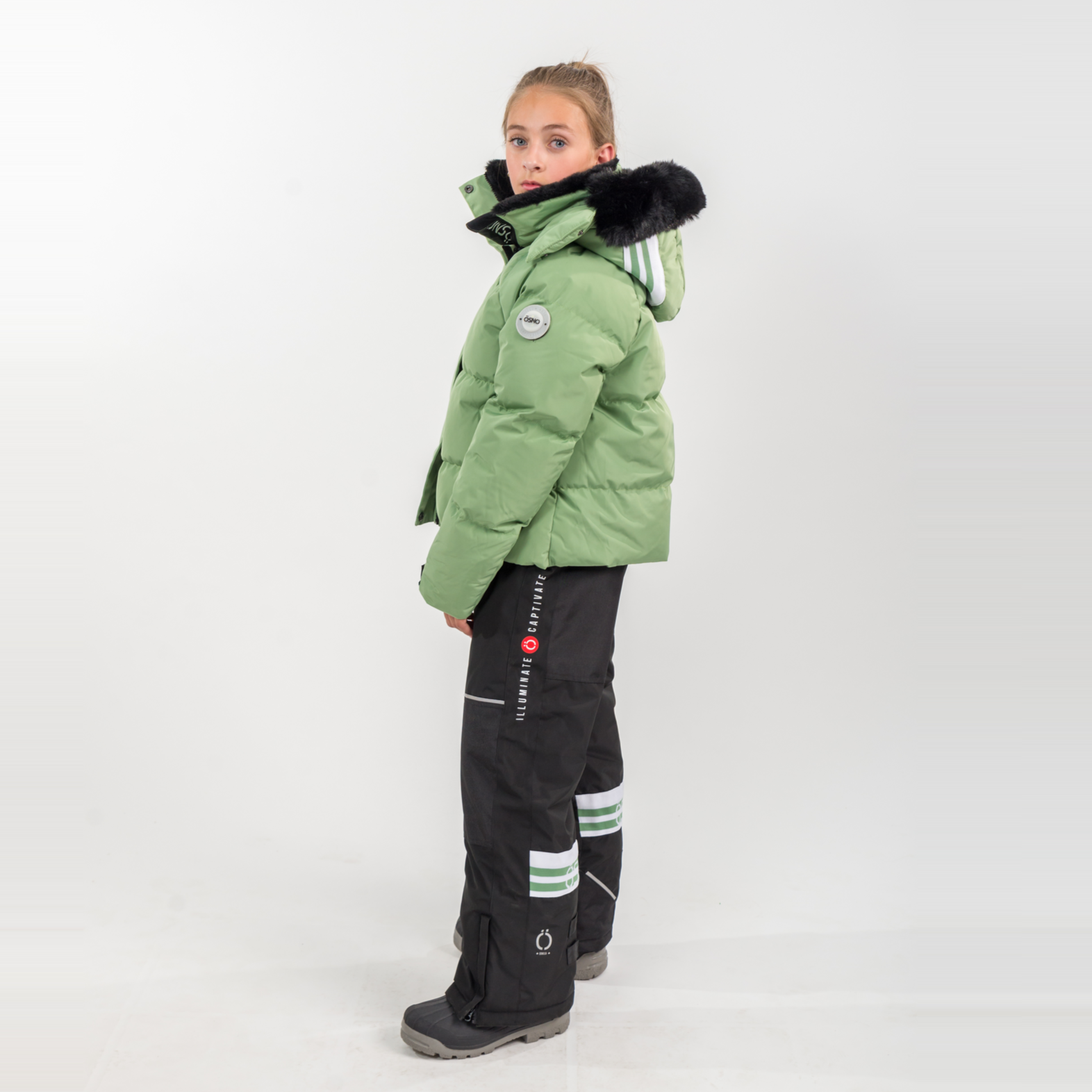 OSNO Nikki’s Cropped Ski Jacket & Pants Snowsuit