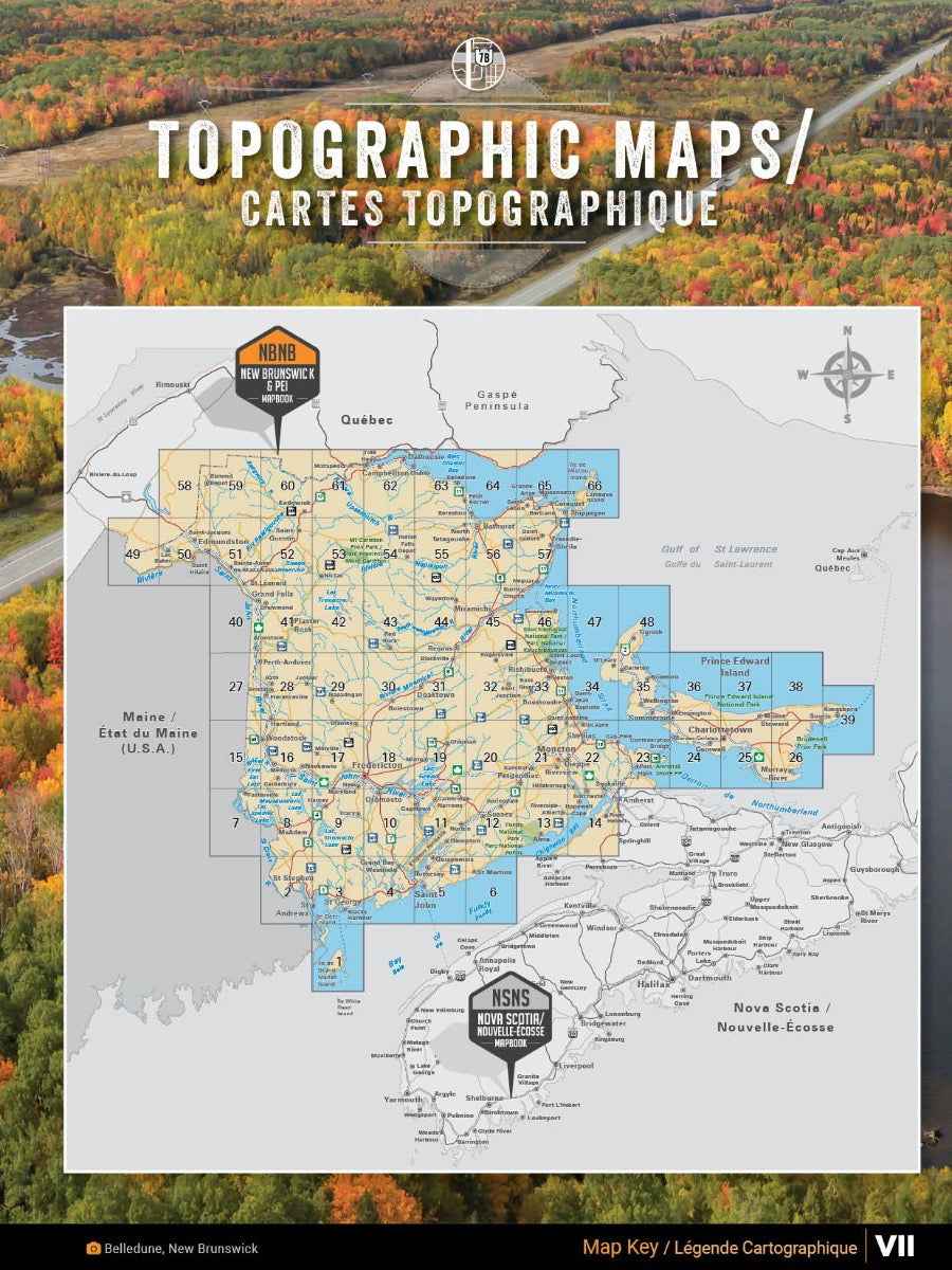 Backroad Maps New Brunswick & PEI Backroad Mapbook