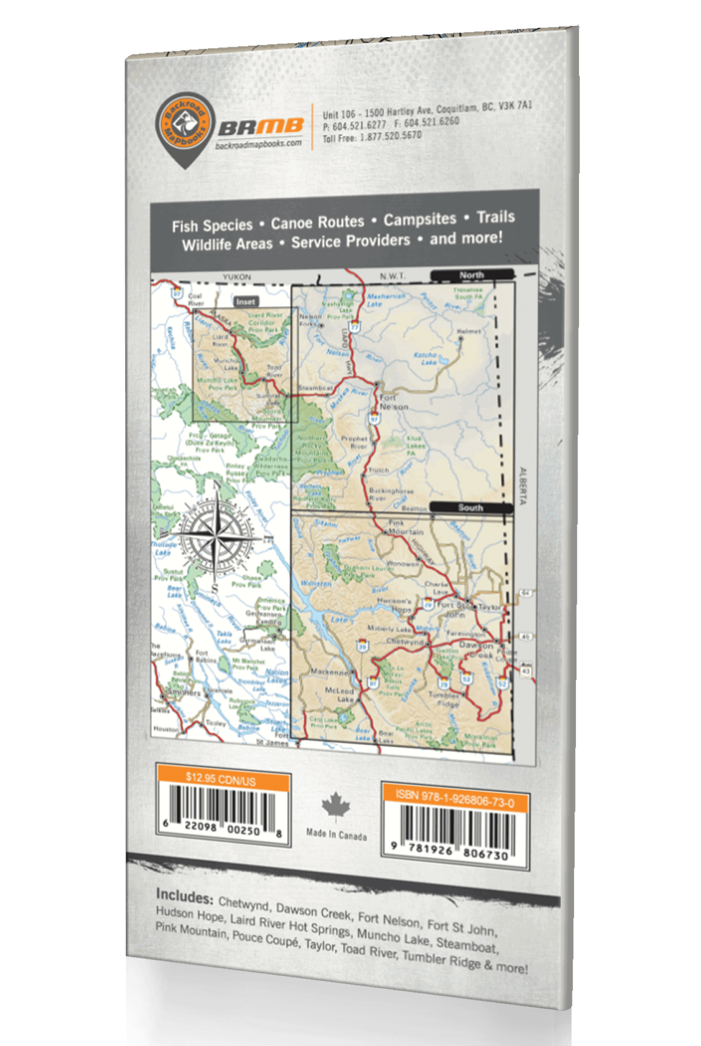 Backroad Maps Northeastern BC - Recreation Map |… – Leapfrog Outdoor