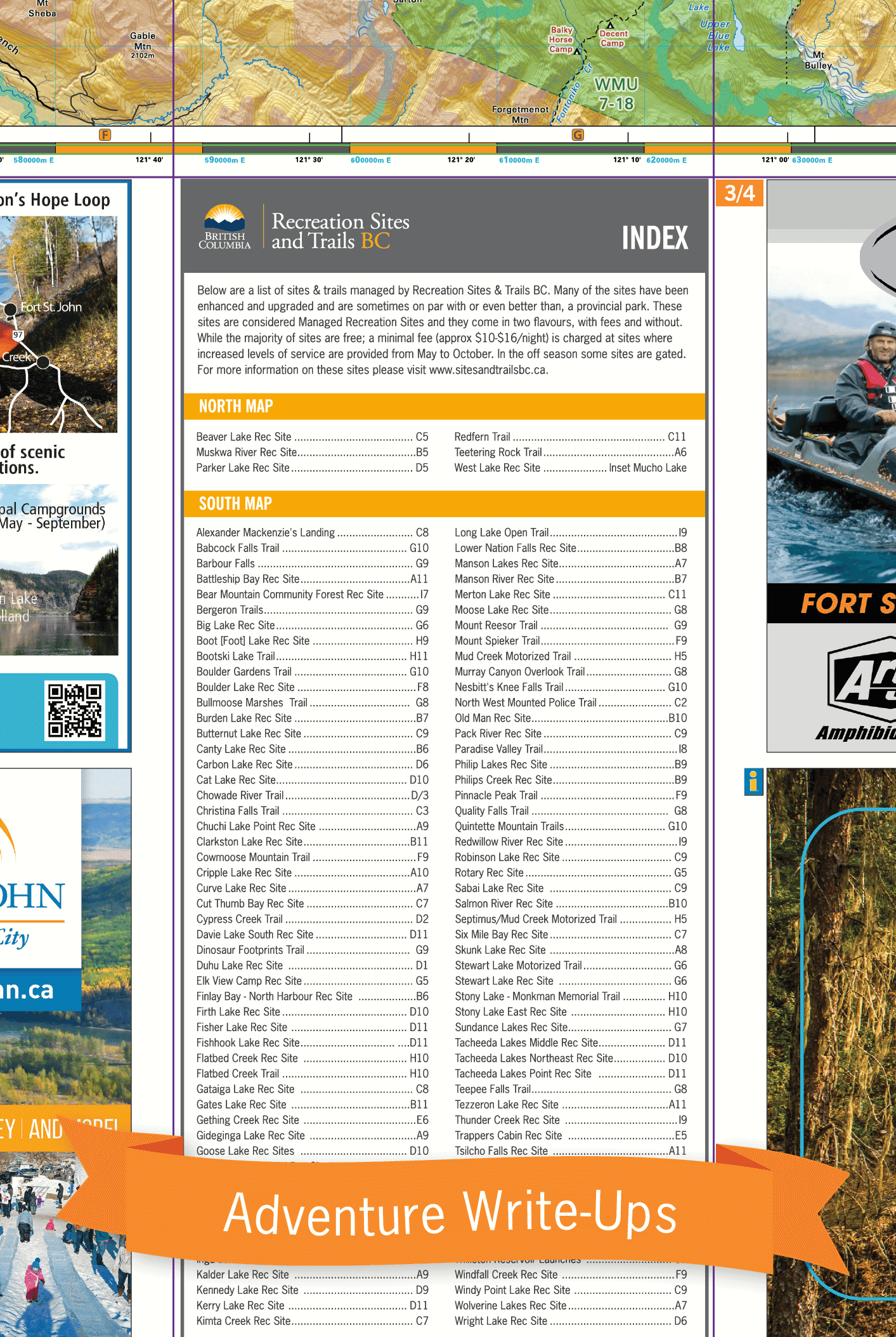 Backroad Maps Northeastern BC - Recreation Map |… – Leapfrog Outdoor