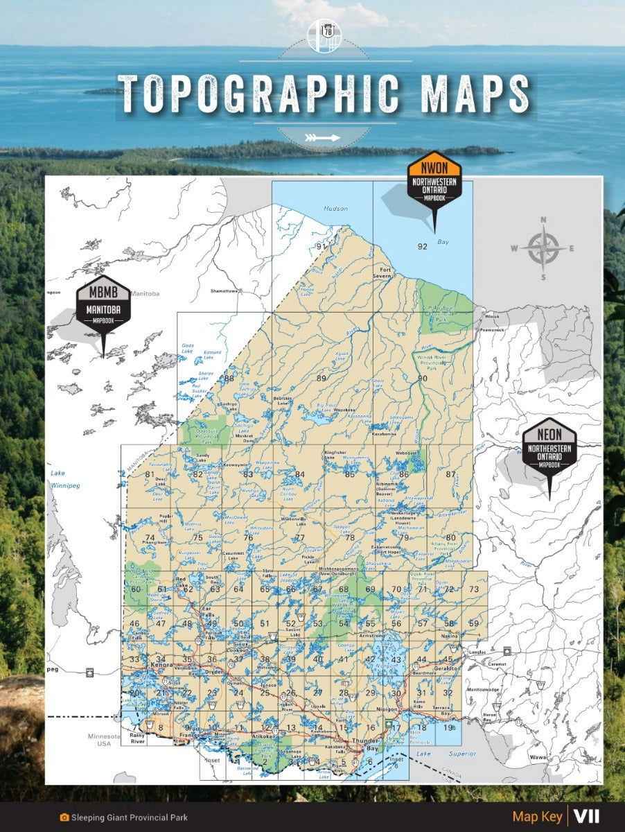 Backroad Maps Northwestern Ontario Backroad Mapbook
