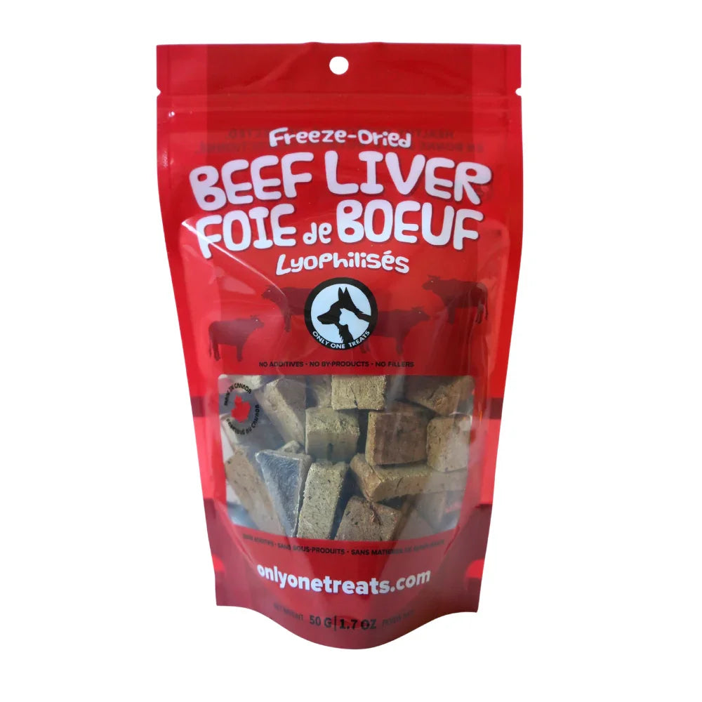 Only One Treats Freeze-Dried Beef Liver 50g