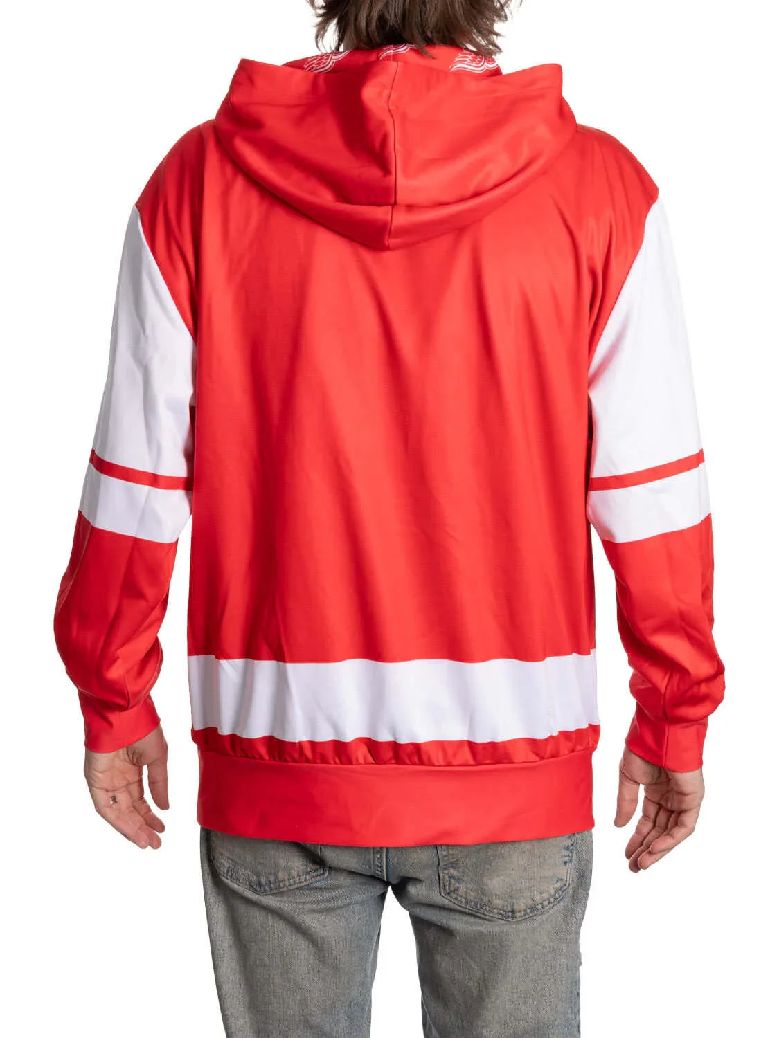 Detroit Red Wings Hockey Lace Hoodie