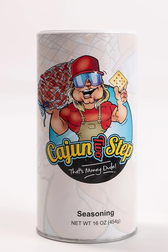 Cajun Two Step Original Cajun Seasoning 16 oz shaker can for BBQ, seafood and grilling