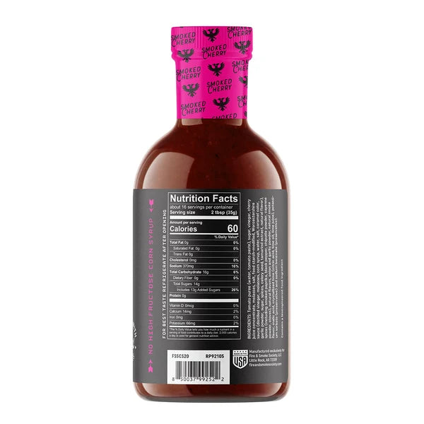 Fire & Smoke Society Smoked Cherry BBQ Sauce - Image 3