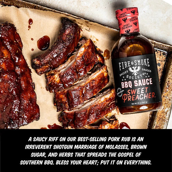 Fire & Smoke Society Sweet Preacher BBQ Sauce - Image 5