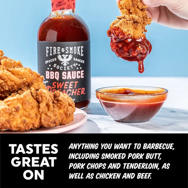 Fire & Smoke Society Sweet Preacher BBQ Sauce - Image 6