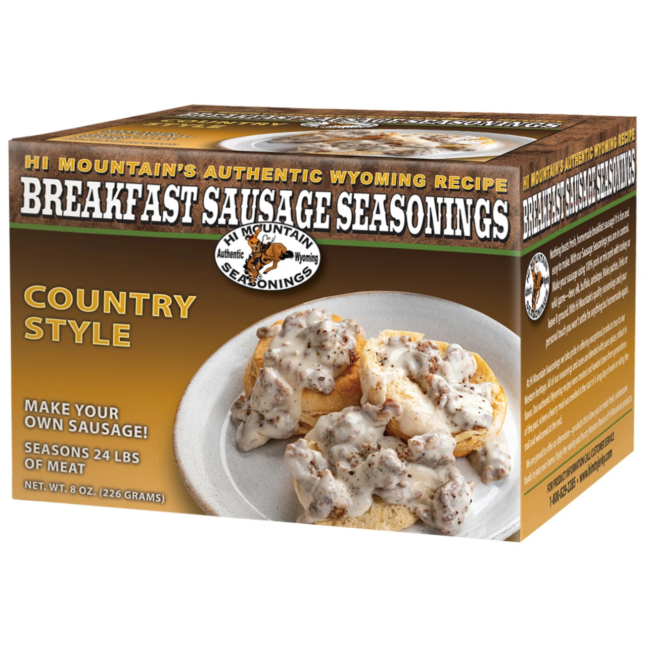Hi Mountain Country Style Breakfast Sausage Seasoning for poultry and wild game