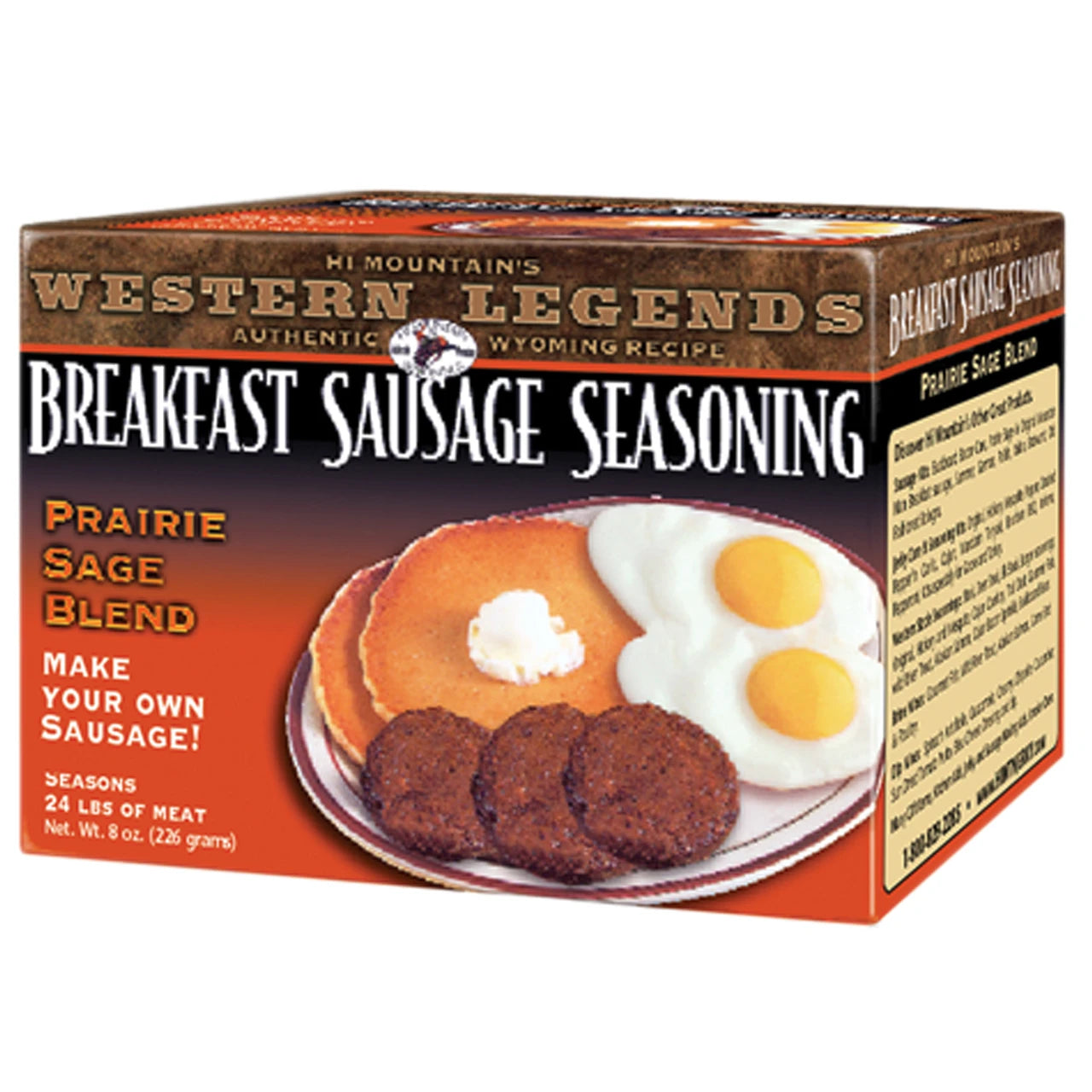 Hi Mountain Prairie Sage Breakfast Sausage Seasoning for pork venison and wild game