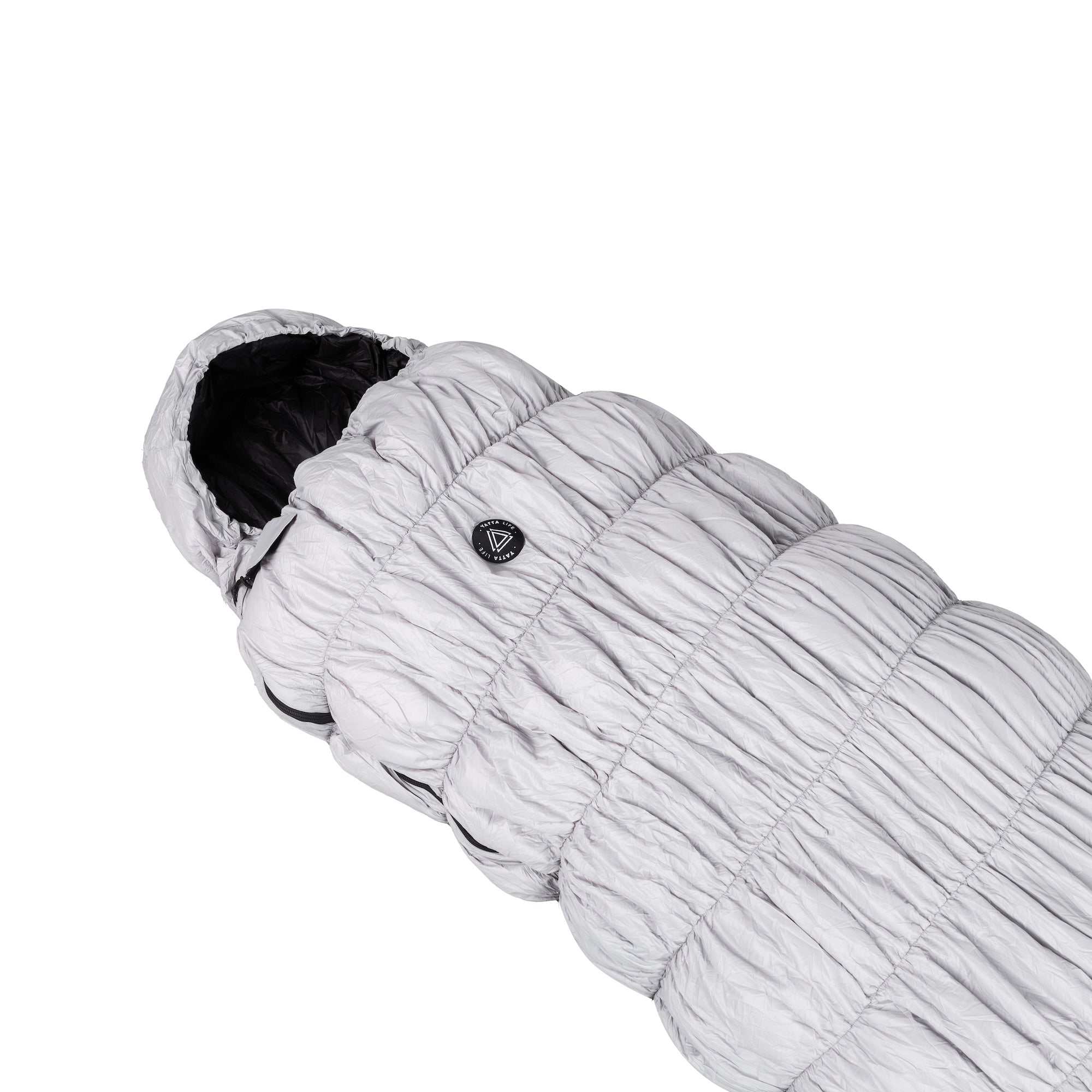 Goose Down Sleeping Bag Grey - Image 3