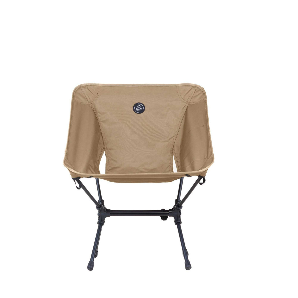 Low Back Ultralight Folding Camping Chairs With Storage Pouch - Khaki - Image 2