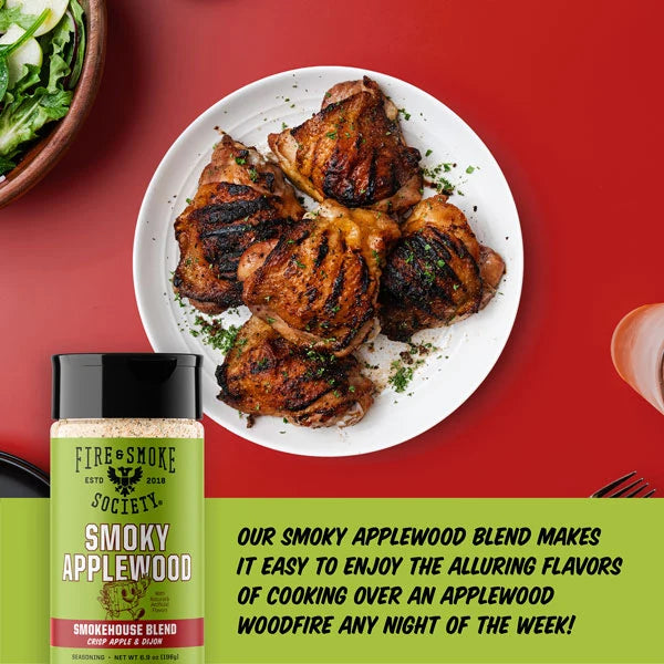 Fire & Smoke Society Smoky Applewood BBQ Rub – 6.9 oz - Image 3