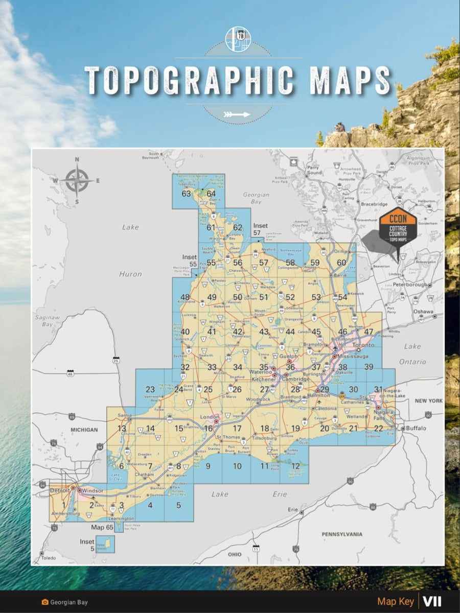 Backroad Maps Southern Ontario Backroad Mapbook
