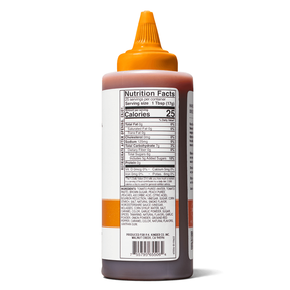 Kinder's Bourbon Peach BBQ Wing Sauce