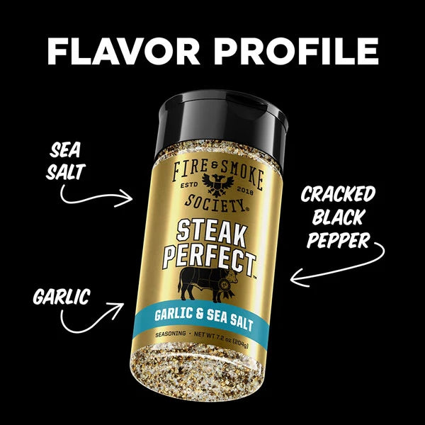 Fire & Smoke Society Steak Perfect Steak Seasoning – 7.2 oz - Image 2