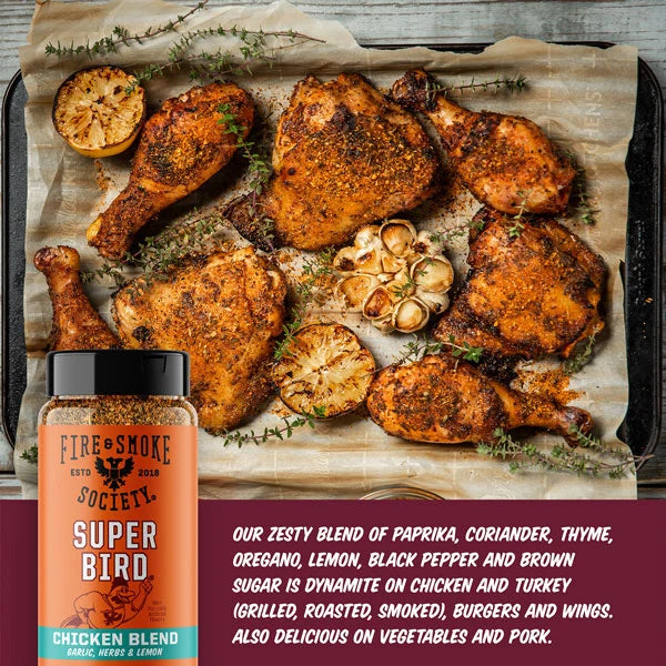 Fire & Smoke Society Super Bird Poultry Seasoning – 8.5 oz - Image 3