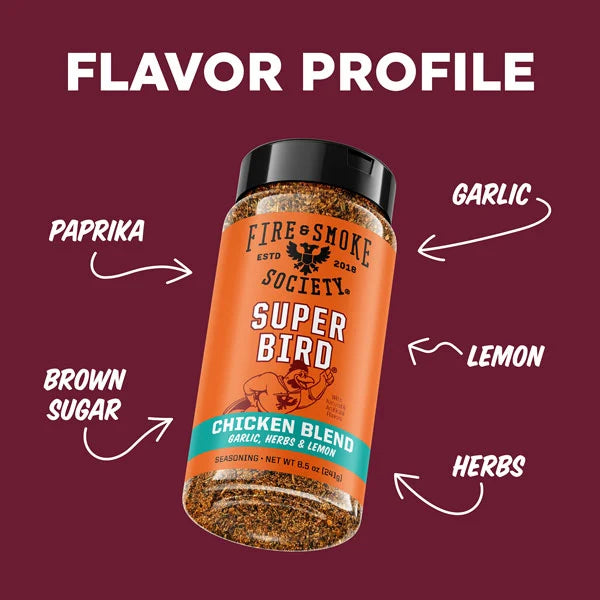 Fire & Smoke Society Super Bird Poultry Seasoning – 8.5 oz - Image 2