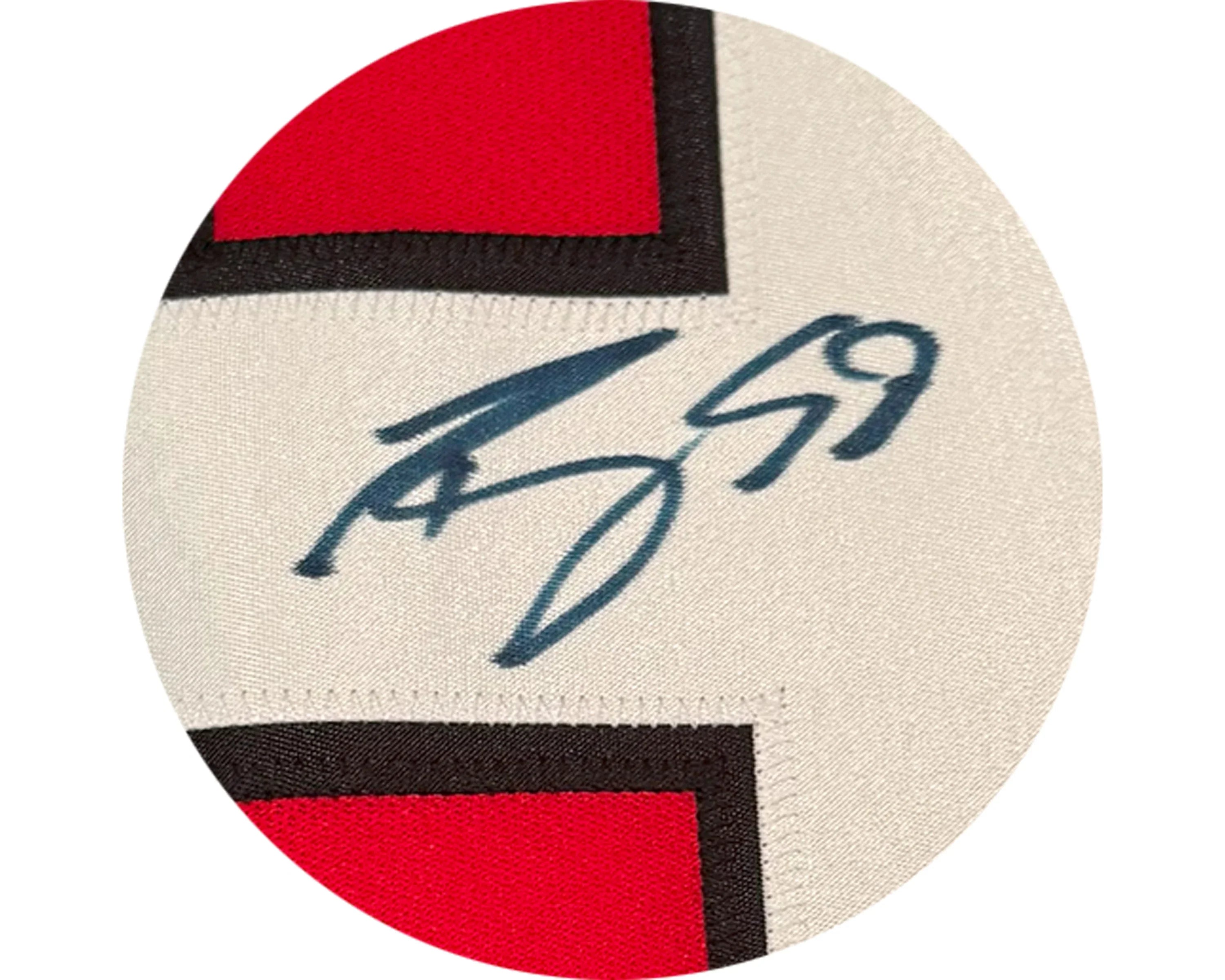 Tyler Bertuzzi Autographed Chicago Blackhawks Home Red Fanatics Premium Jersey - Image 2