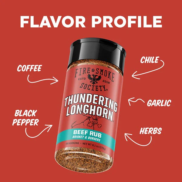 Fire & Smoke Society Thundering Longhorn Beef Rub
