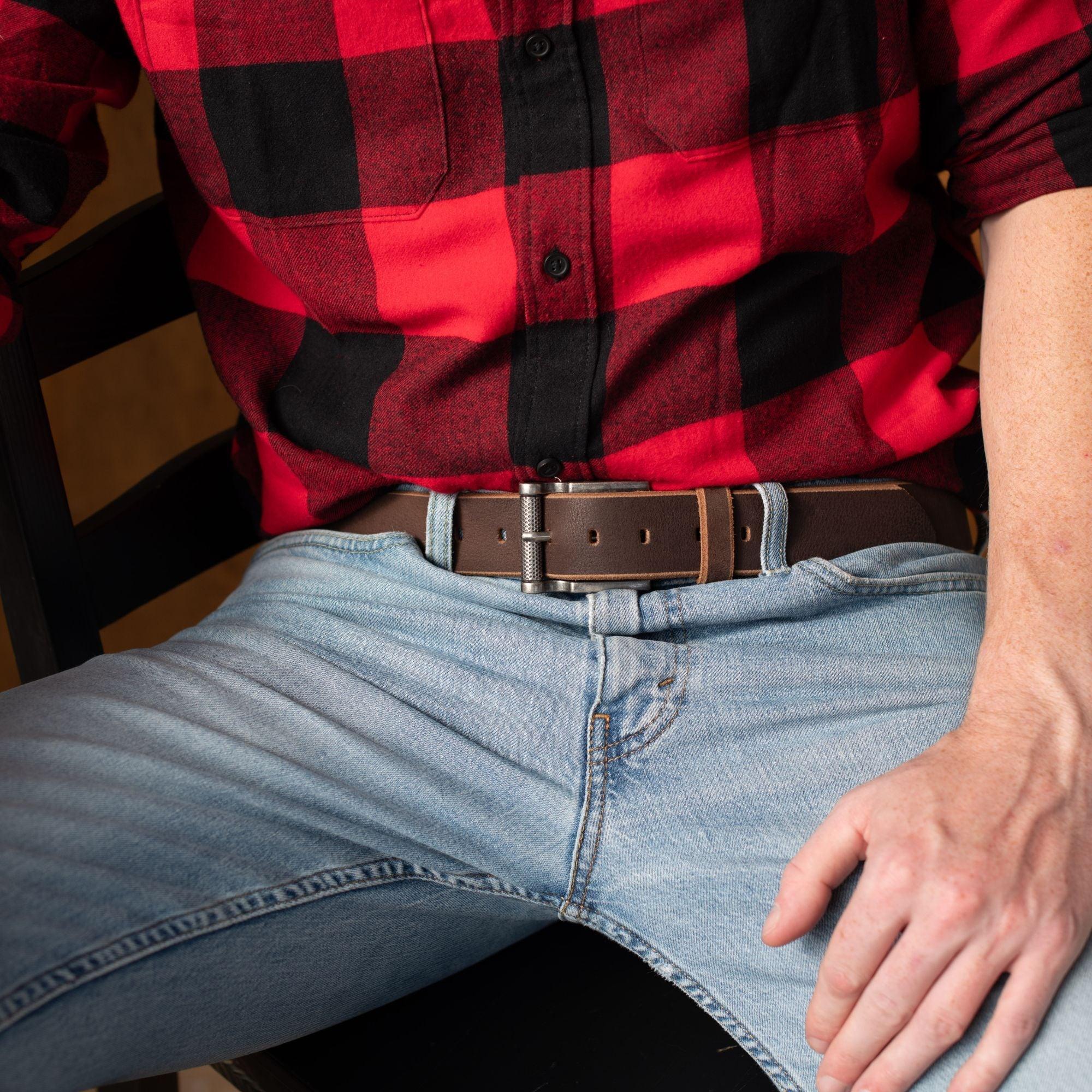 Nab Leather The Pinnacle Belt - Brown 100 % Premium Leather Belt
