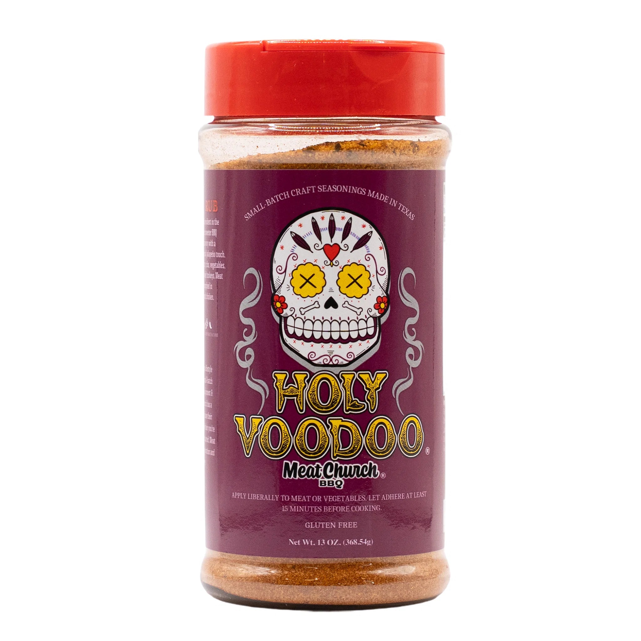 Meat Church Holy Voodoo Seasoning 13 oz Cajun-inspired jalapeno BBQ seasoning
