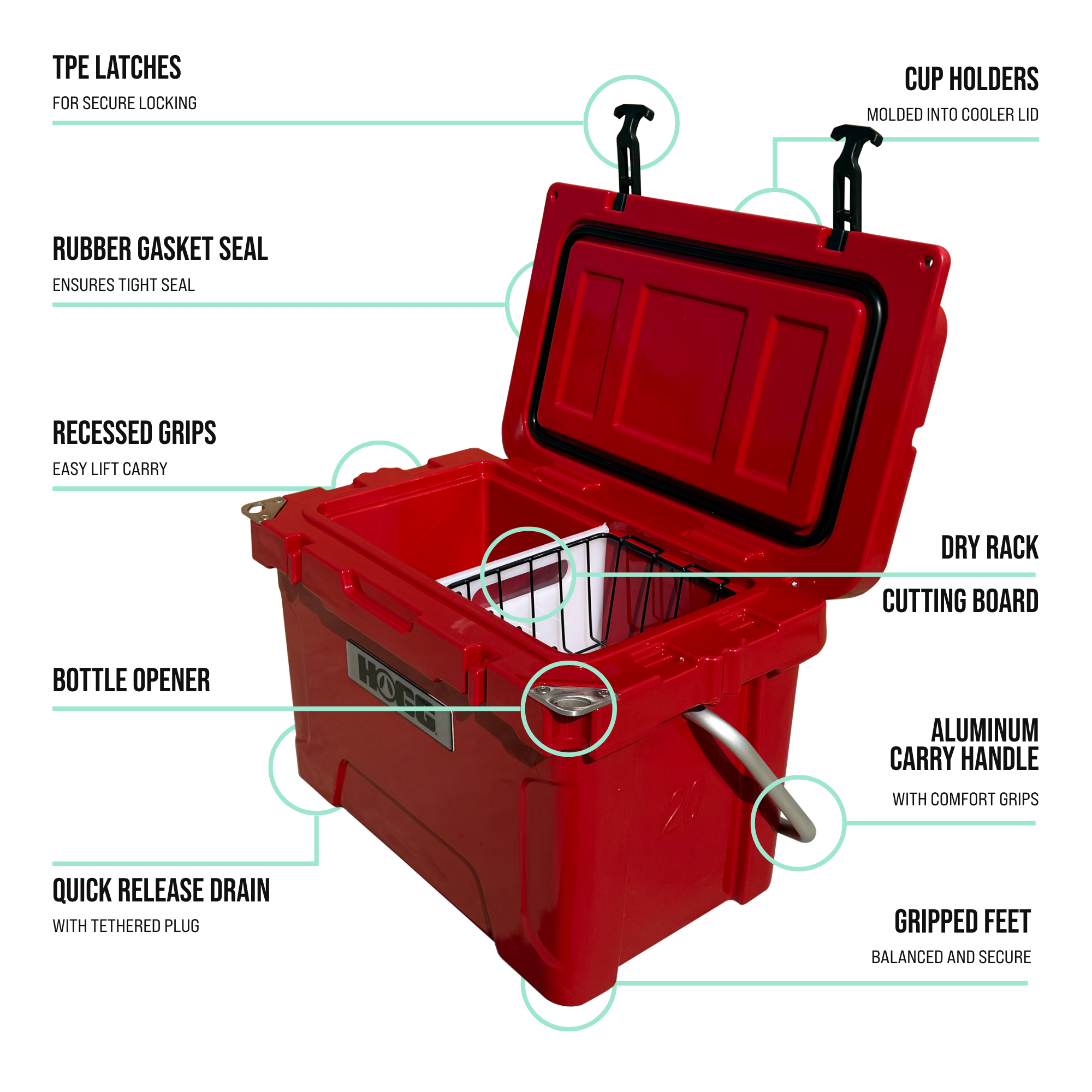 Hogg Outfitters - 20QT Cooler - Image 20