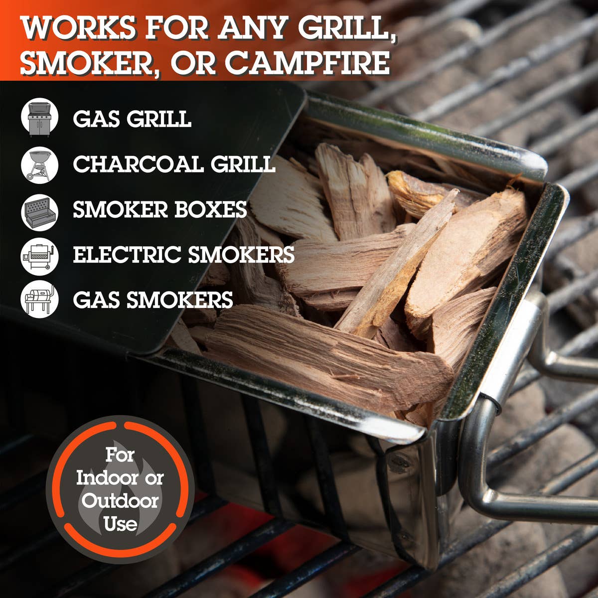 Camerons Coarse Mesquite Smoking Wood Chips – 260 cu. in. - Image 4