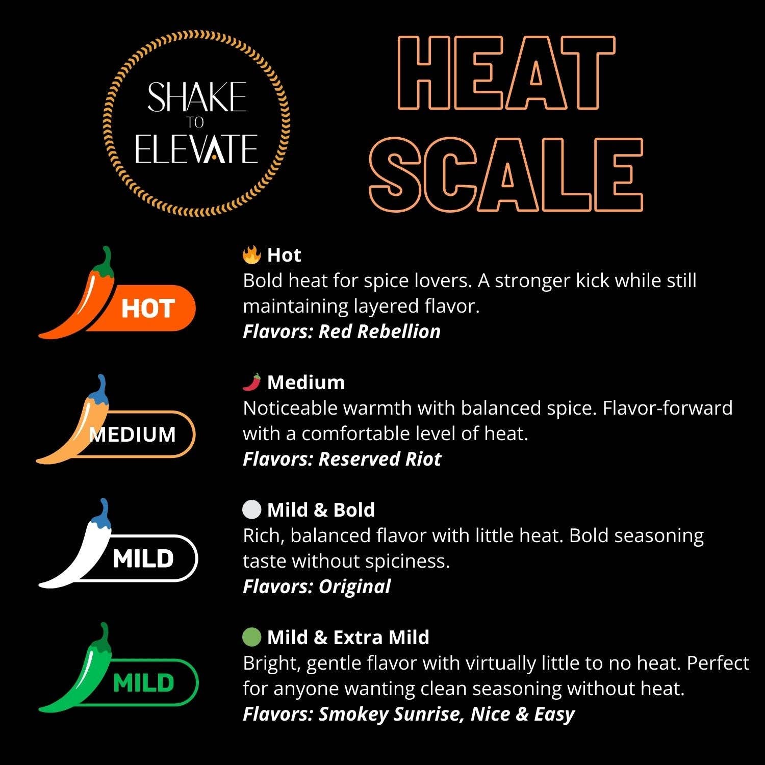 Shake to Elevate Guilt Free Classic No Salt & No Sugar Seasoning - Image 15