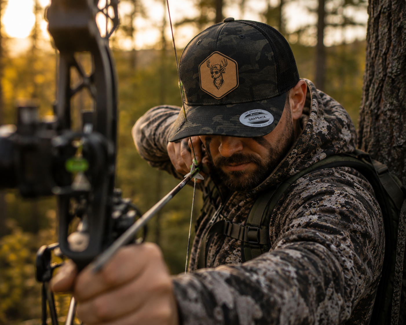 Leapfrog Backcountry Buck Multicam Trucker Hat - Image 4