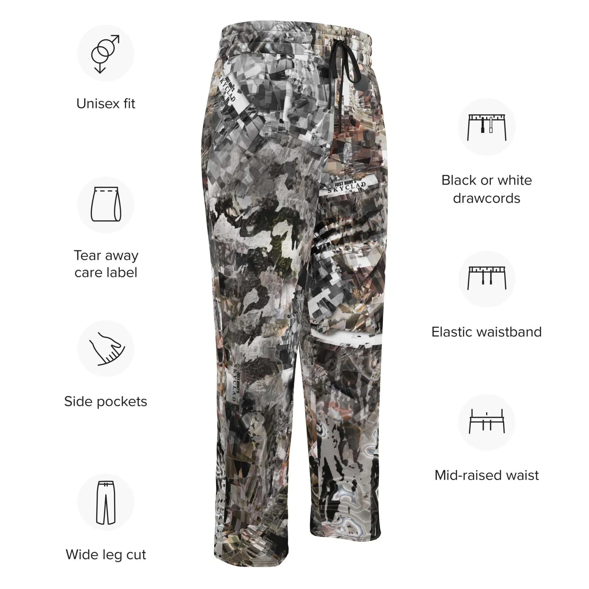 Just Hunt Skyclad Camo Wide-leg joggers