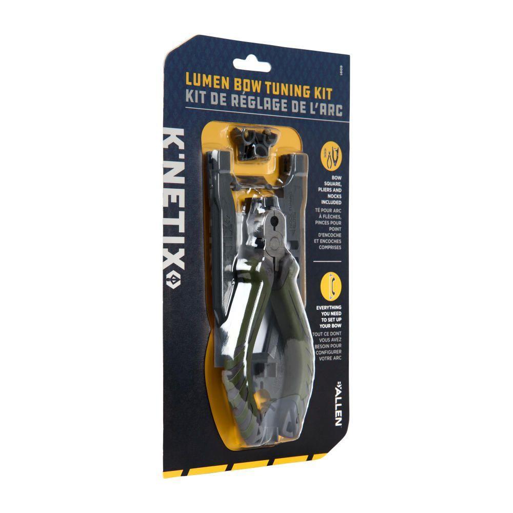 Allen K'Netix Lumen Bow Tuning Kit in retail packaging with tool visible
