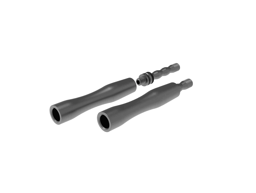 Altra Archery 166 insert outsert arrow components on transparent background