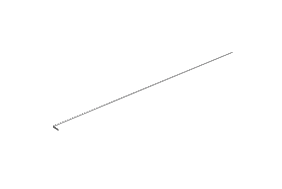 Altra Archery non-micro insert weight tool, long metal rod on solid background