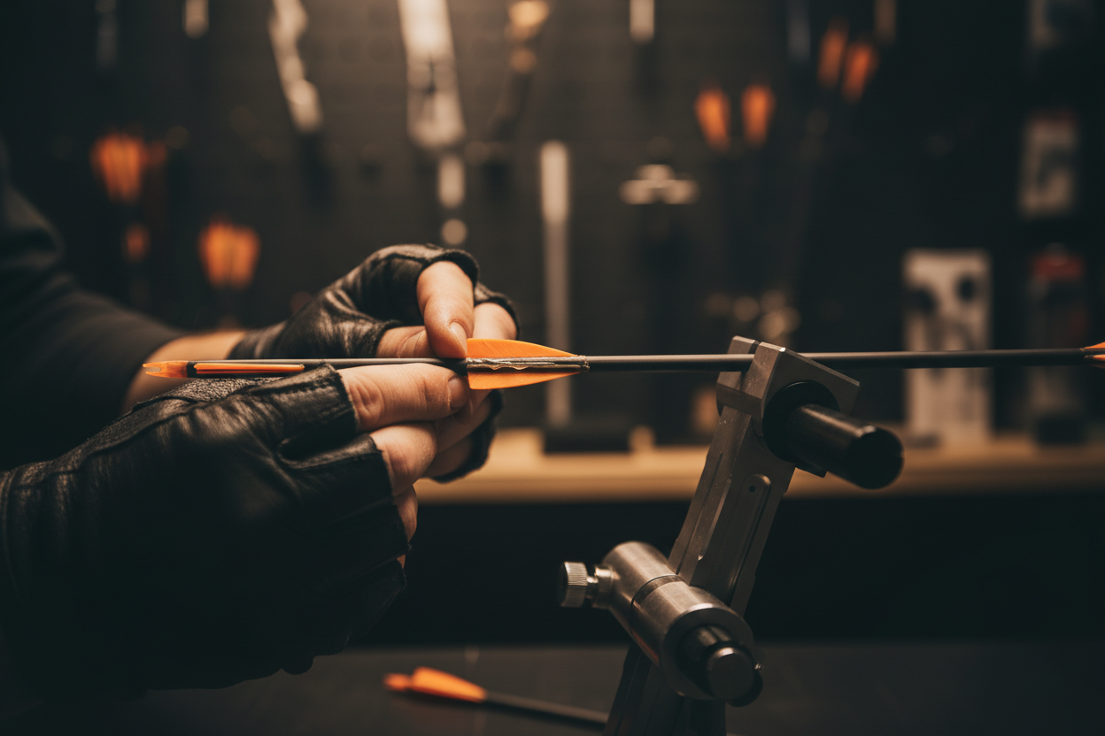 Arrow Fletching - Vanes on Arrow