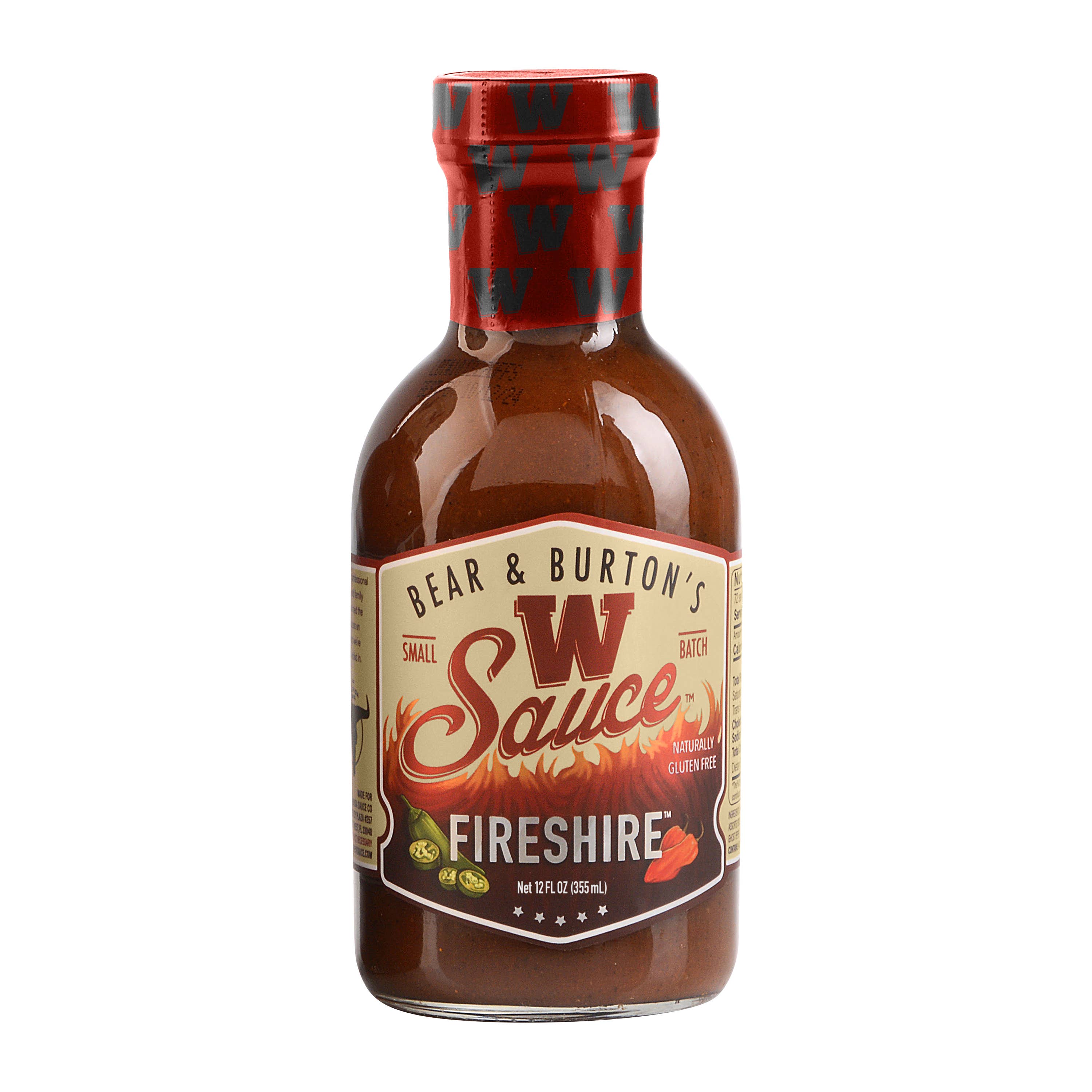 Bear & Burton's Fireshire W Sauce 12 fl oz spicy Worcestershire-style cooking sauce