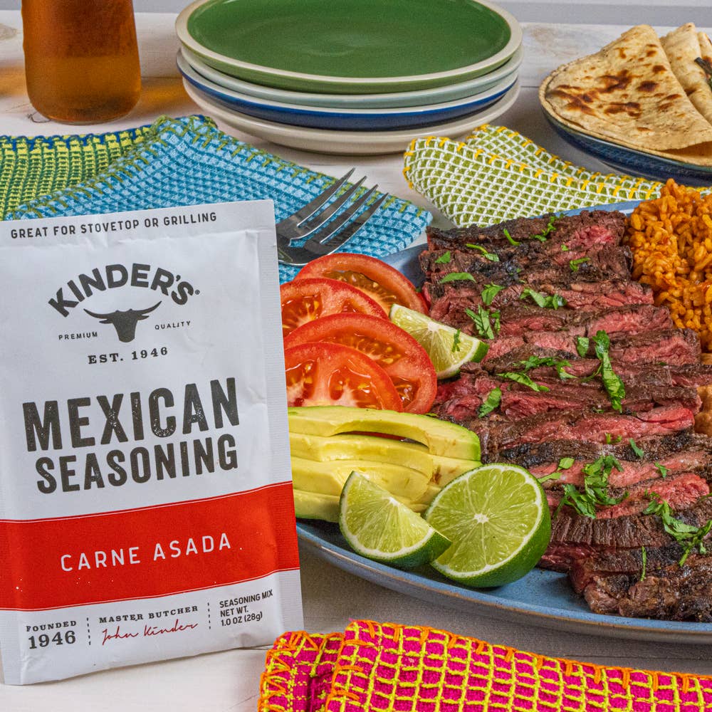 Kinder's Carne Asada Seasoning | Mexican Steak Seasoning – Leapfrog Outdoor