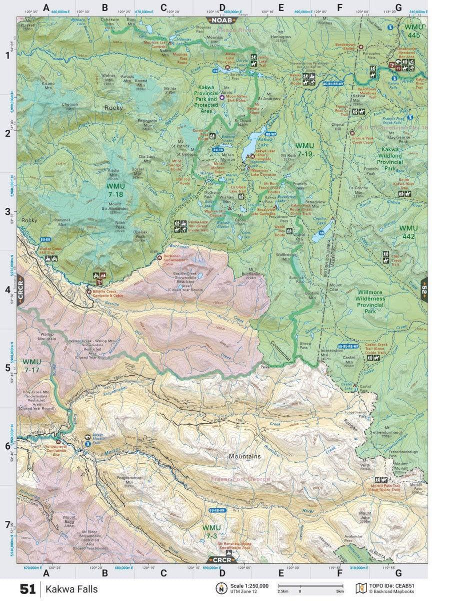 Backroad Maps Central Alberta Backroad Mapbook | Leapfrog Outdoor