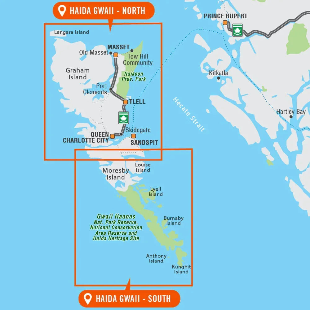 Backroad Maps Haida Gwaii BC - Recreation Map | Leapfrog… – Leapfrog ...