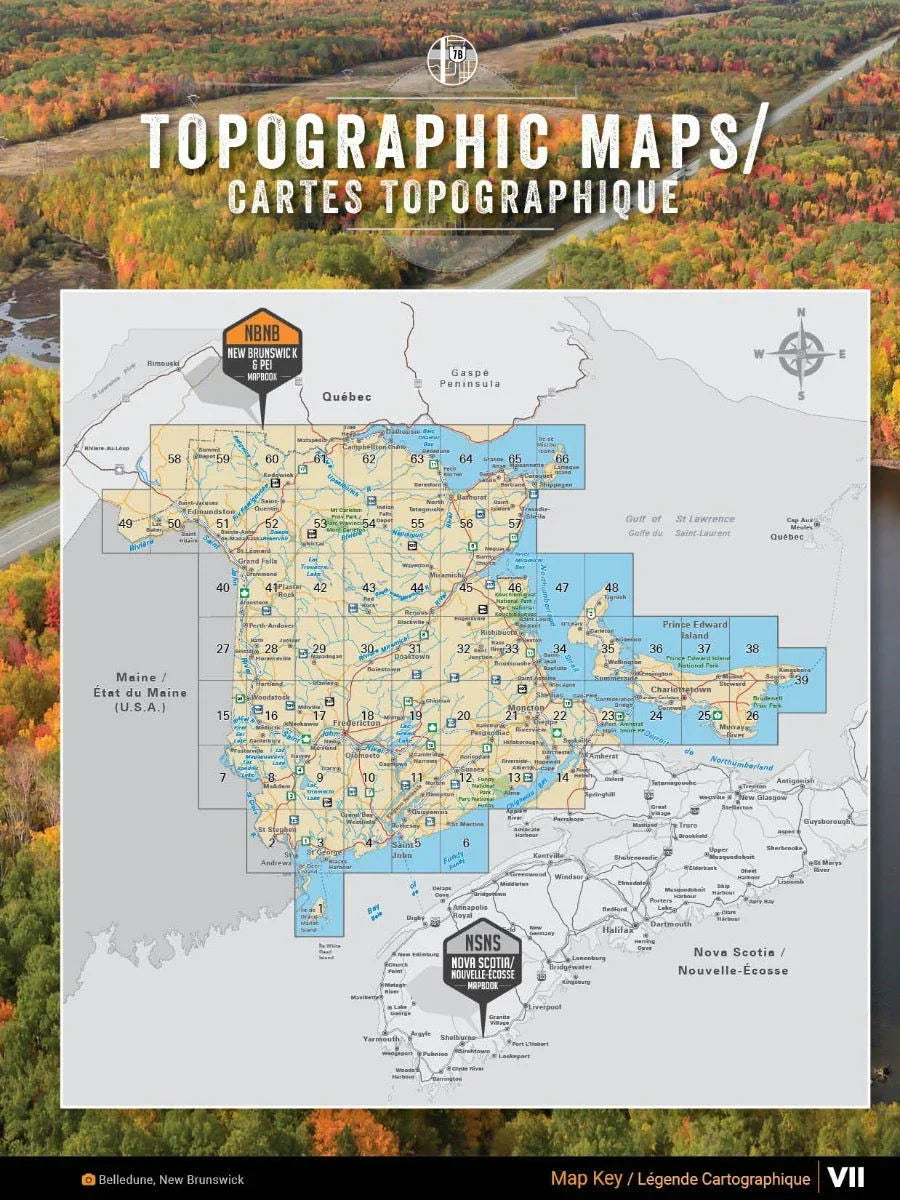 Backroad Maps New Brunswick & PEI Backroad Mapbook