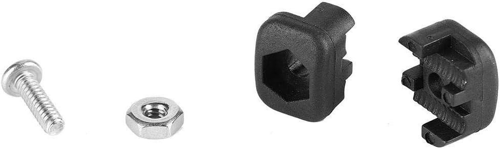 Archery drop away arrow rest cable clamp kit with plastic parts, screw, and nut