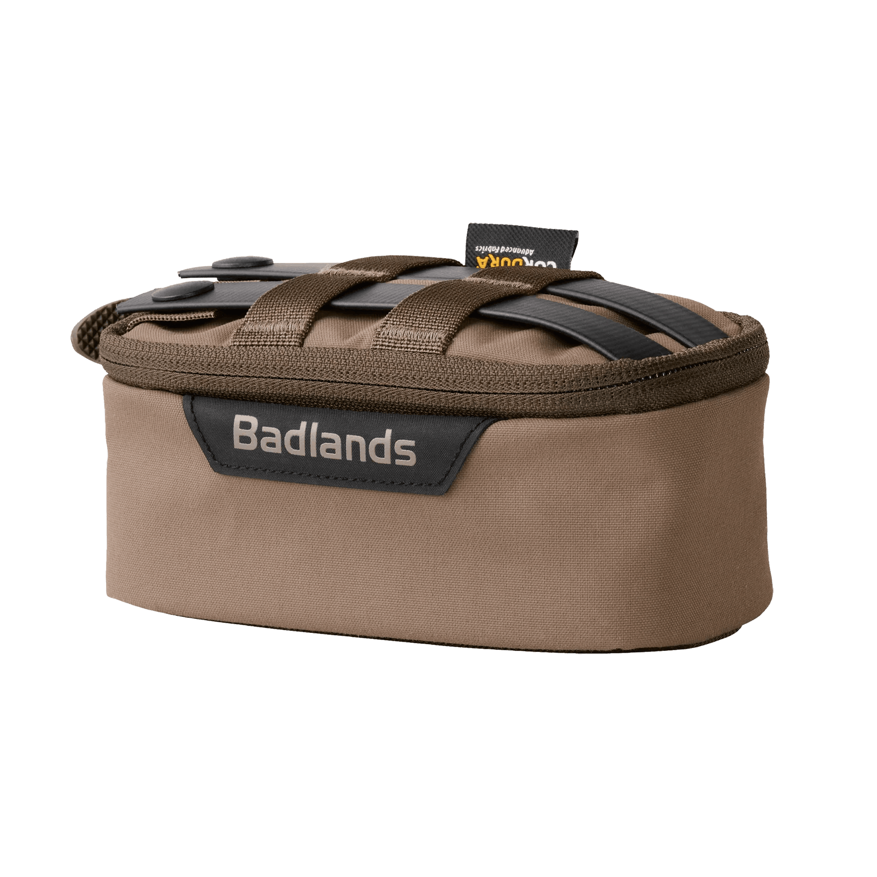 Badlands bottom pocket khaki gear pouch with MOLLE straps for outdoor sports