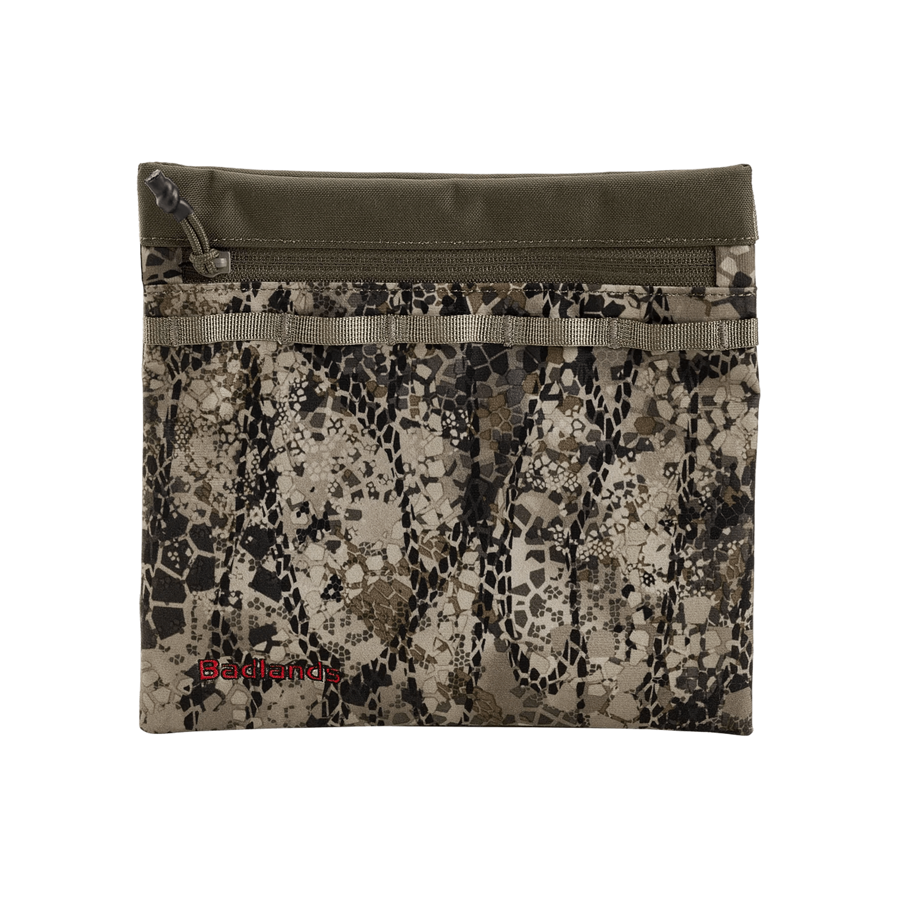 Badlands camo pouch with zipper, tactical camouflage accessory bag