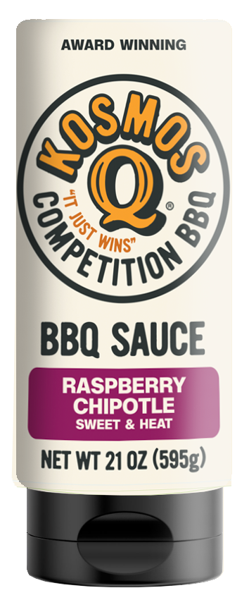 Kosmos Q Raspberry Chipotle BBQ Sauce 21oz