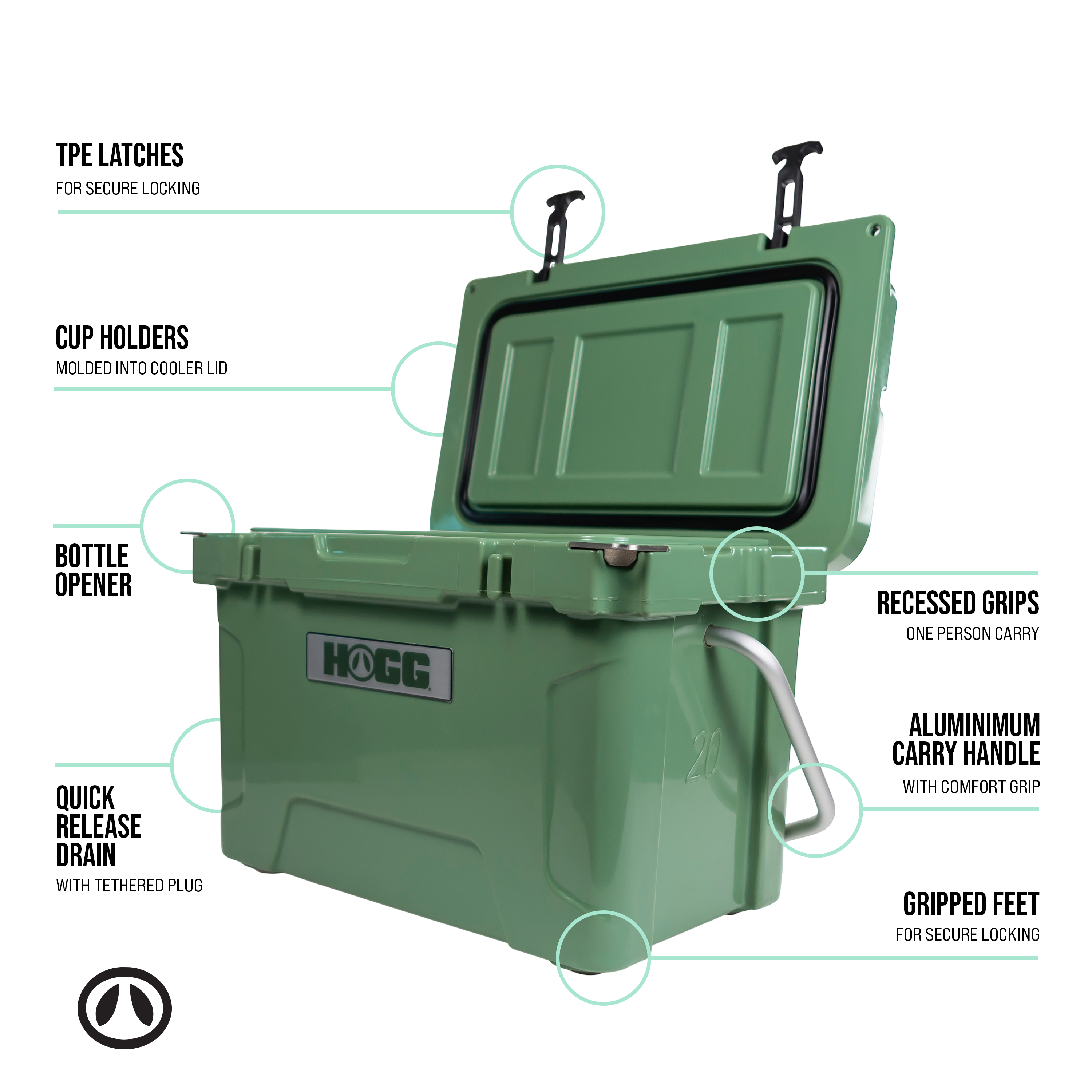 Hogg Outfitters - 20QT Cooler - Image 19
