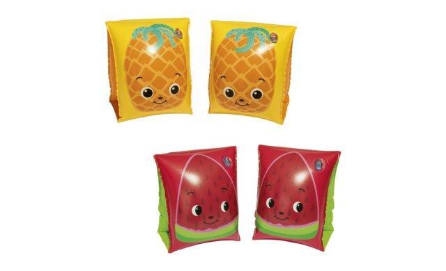 Kids inflatable arm floaties with cute pineapple and watermelon cartoon designs