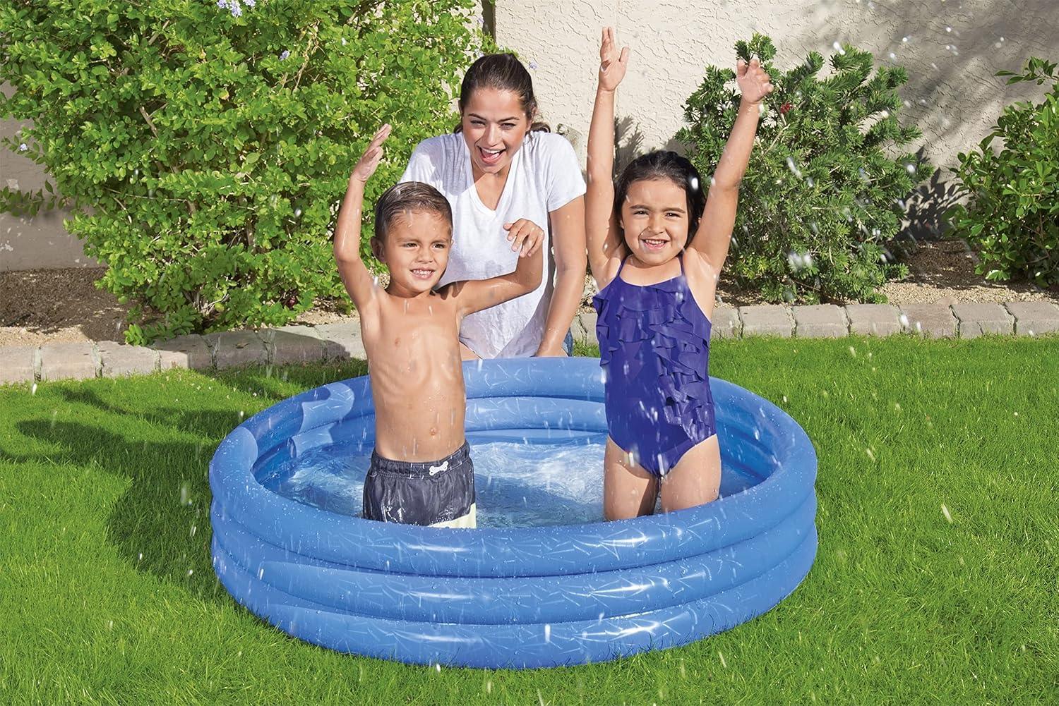Bestway Splash 'N Smile Play Pool | Kids Paddling Pool 2+ – Leapfrog ...