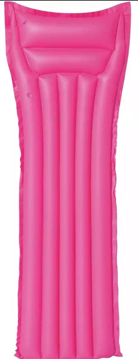 Pink inflatable pool air mat 183x69cm Bestway for swimming or lounging
